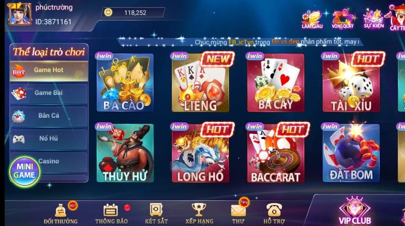 Các sản phẩm & dịch vụ nổi bật của IWIN68
